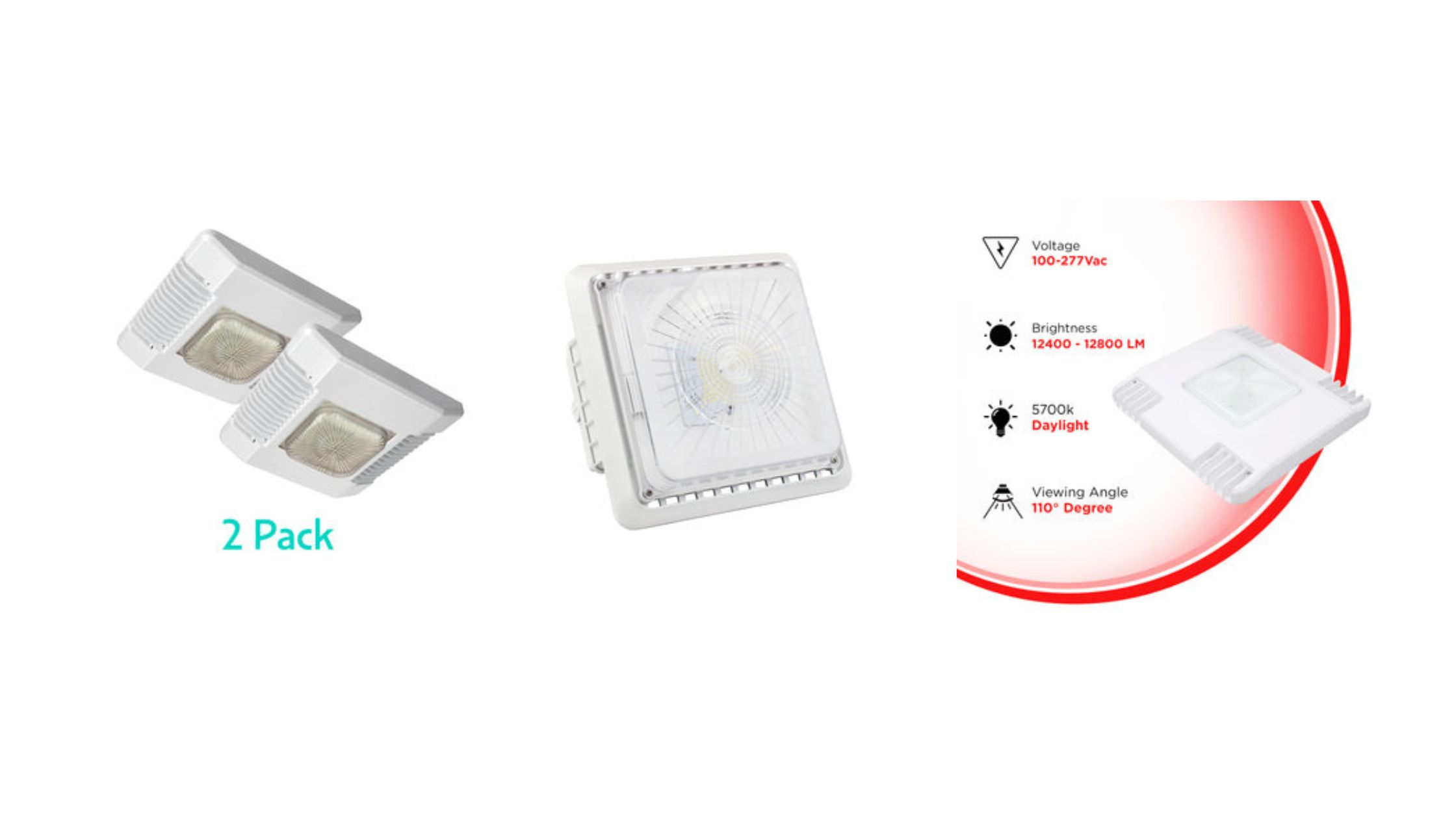 Versatile Led Canopy Fixtures For Outdoor Illumination!